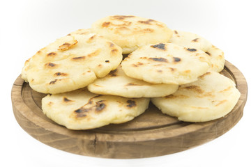Arepa isolated