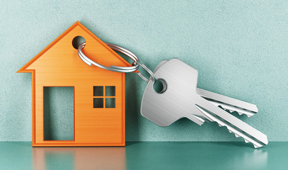House keys, illustration