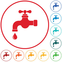 Water tap icon