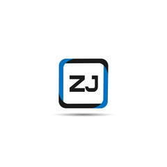 Initial Letter ZJ Logo Template Design
