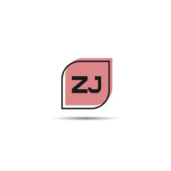 Initial Letter ZJ Logo Template Design