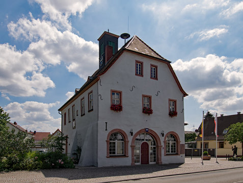 Altes Rathaus in Hofheim, Lampertheim, Hessen, Deutschland 