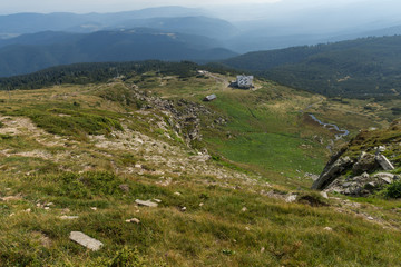 Fototapeta na wymiar Summer Landscape of Rila Mountan near The Seven Rila Lakes, Bulgaria