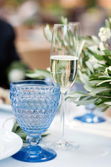 Beautiful wedding bouquet from white colors