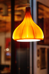 Interior of restaurant. It can be used as a background