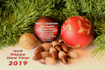 Feliz Navidad en idiomas distintos