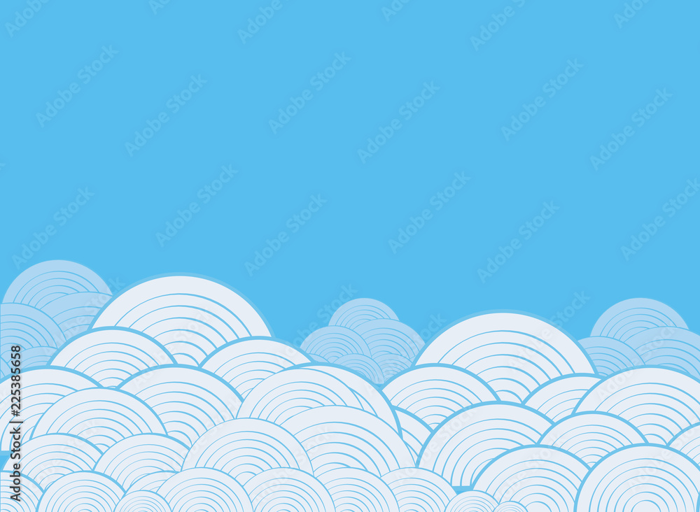 Poster clouds weather sky nature design