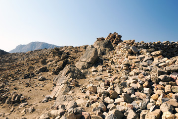 Fototapeta na wymiar rocks in desert