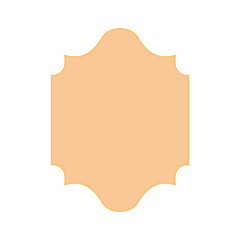 label decoration empty template isolated design