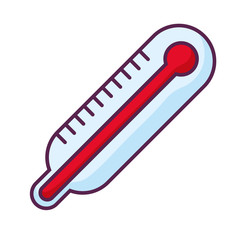 thermometer medical isolated icon