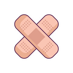 cure band isolated icon