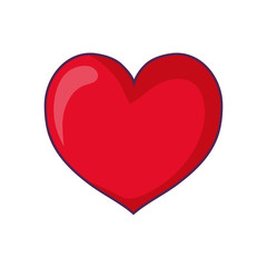 heart love isolated icon