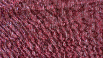 Macro from knitted cotton jersey made in a loom