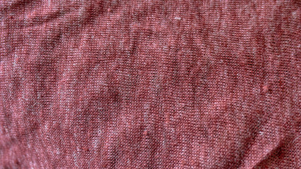 Macro from knitted cotton jersey made in a loom