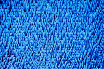 Texture background of blue carpet with a close-up texture.