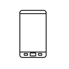 smartphone device isolated icon