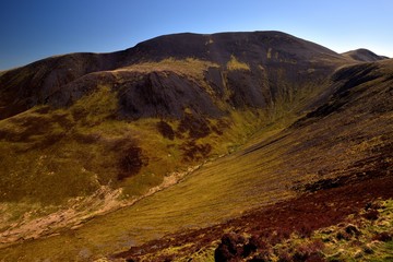 skiddaw summit high above the Southerndale valley