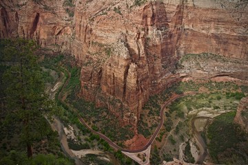 Angels Landing Looking Down