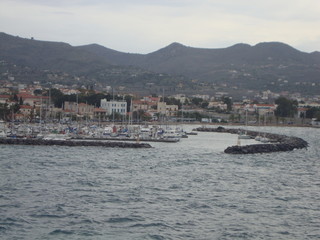 Fototapeta premium view of the port
