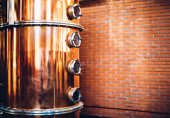 Industrial equipment for brandy production