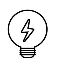 Fototapeta premium bulb light with ray