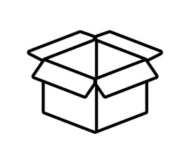 packing box carton icon