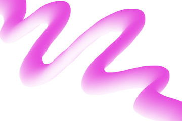 Colored abstast 3d isolated on white background