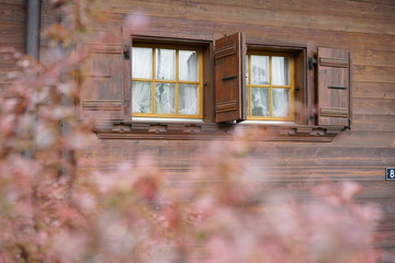 Swiss chalet window