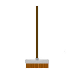 Isolated broom icon image. Vector illustration design