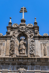 Obraz premium Braga Saint Vincent Church (Igreja de Sao Vicente) - XVI century baroque Catholic church dedicated to Saint Vincent of Saragossa. This is oldest authentic Christian monument in Braga. Braga, Portugal.