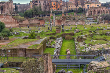 Rome - ancient Roman Forum, UNESCO World Heritage Site