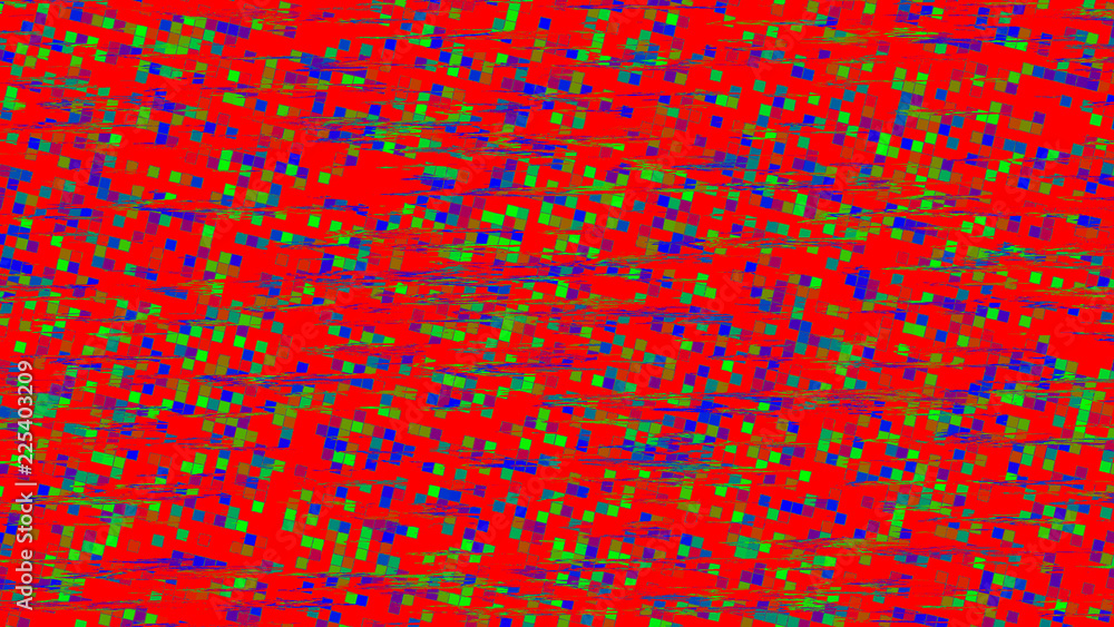 Poster abstract glitch texture background. 3d rendering digital backdrop