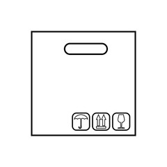 packing box carton icon