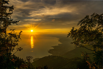 Sunset above Sonchaux