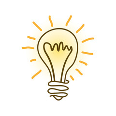 bulb light idea icon