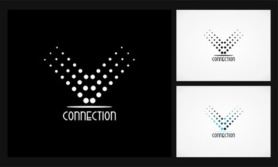 v circle connection logo