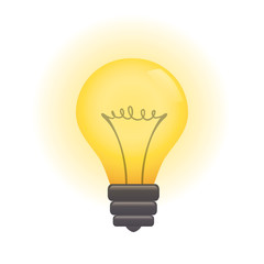 bulb light idea icon