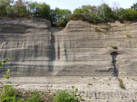 Die Wingertsbergwand in Mendig / Eifel