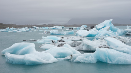 Im Süden Islands: Gletscherlagune Jökulsárlón am Vatnajökull-Nationalpark