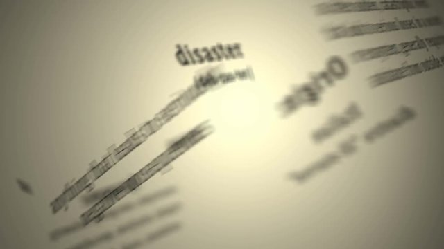Definition: Disaster 