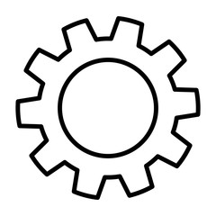 gears machinery isolated icon