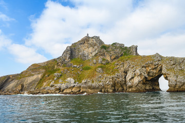 amazing view of San Juan de gaztelugatxe island, Spain