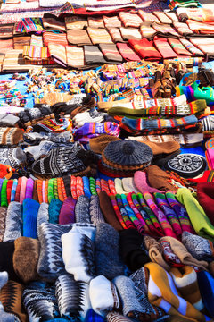 Tarabuco traditional market, Bolivia.