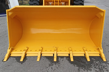 Yellow Loader Bucket