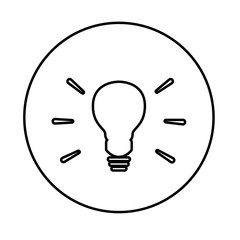 bulb light idea icon