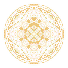 vector, isolated circular ornament, pattern