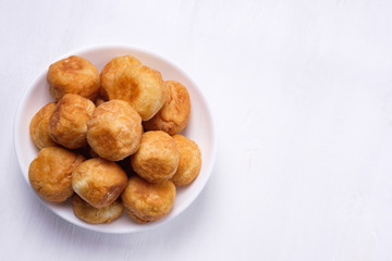 Traditional Asian dish. Mongolian, Kalmyk, Buryat, Kazakh pastries. Fried dough. Kalmyk, Cuisine, nomadic peoples
