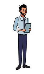 Executive businessman cartoon