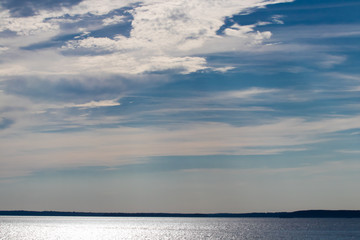 scenic view of ocean and sky