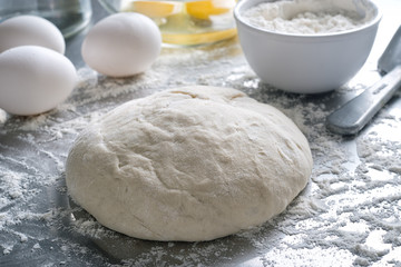 Fototapeta na wymiar Pizza Bread Dough